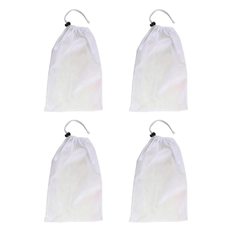 Pool Vacuum Replacement Mesh Bags with Locking Cord Fine Mesh Pool Cleaner Bags Outdoor Pool Accessories Enduring