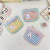 Fashion Portable Coin Purse Multifunctional Lightweight Wallet Card Holder Zipper Small Storage Bag Students