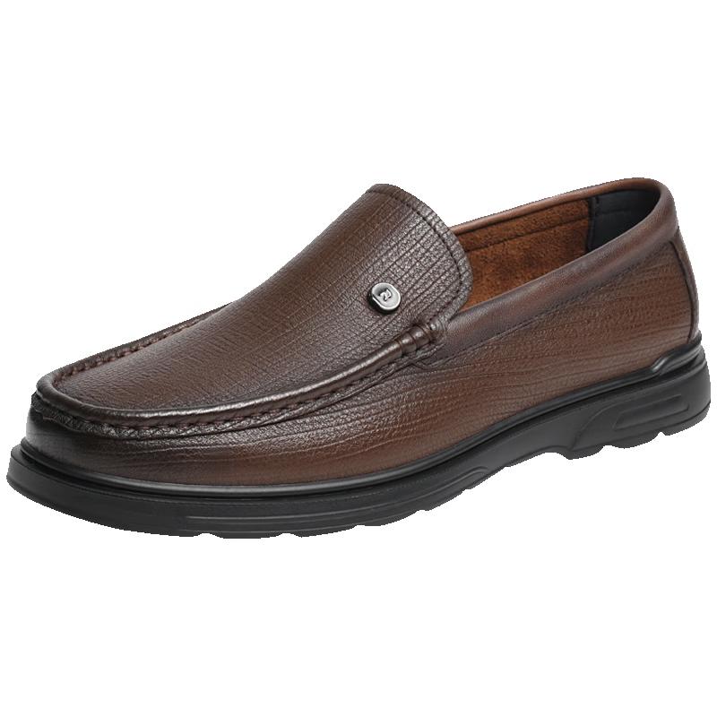 Red Dragonfly Men s Slip-on Sheepskin Casual Leather Shoes EU 42