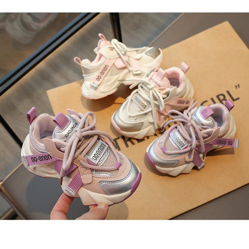 Frühlings-Mesh-Freizeit-Laufschuhe für Mädchen