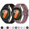 Graviertes Armband für Samsung Galaxy Watch 7 FE 6 4 5 pro Silikon Leopard Lückenloses Armband correa Galaxy Watch6 Classic 20mm Band