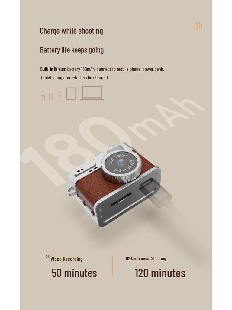 Retro Thumb S150 Student Portable SD Digital Camera with Screen