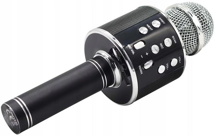 Głośnik Mobilny Z Mikrofonem Manta Mic12-Bk Czarny