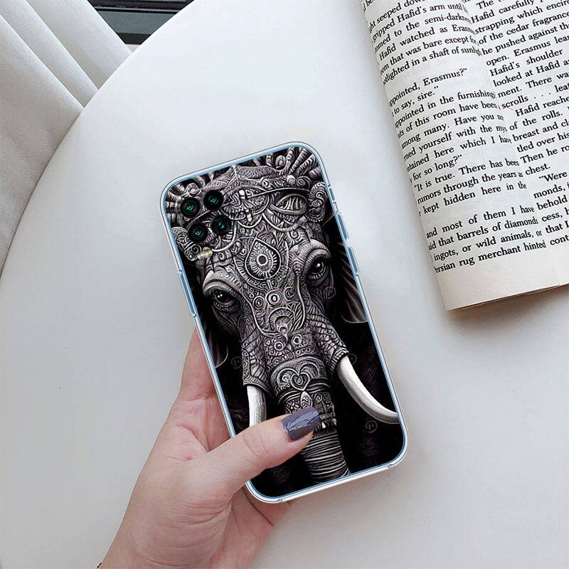 MH8 Animal Elephant Case for Motorola E7 G6 G7 G8 G9 Plus Power Play G10 G20 G04 E30 E40 E22 E20 E13 E15 G22 G23 G05 G75 G35 G55