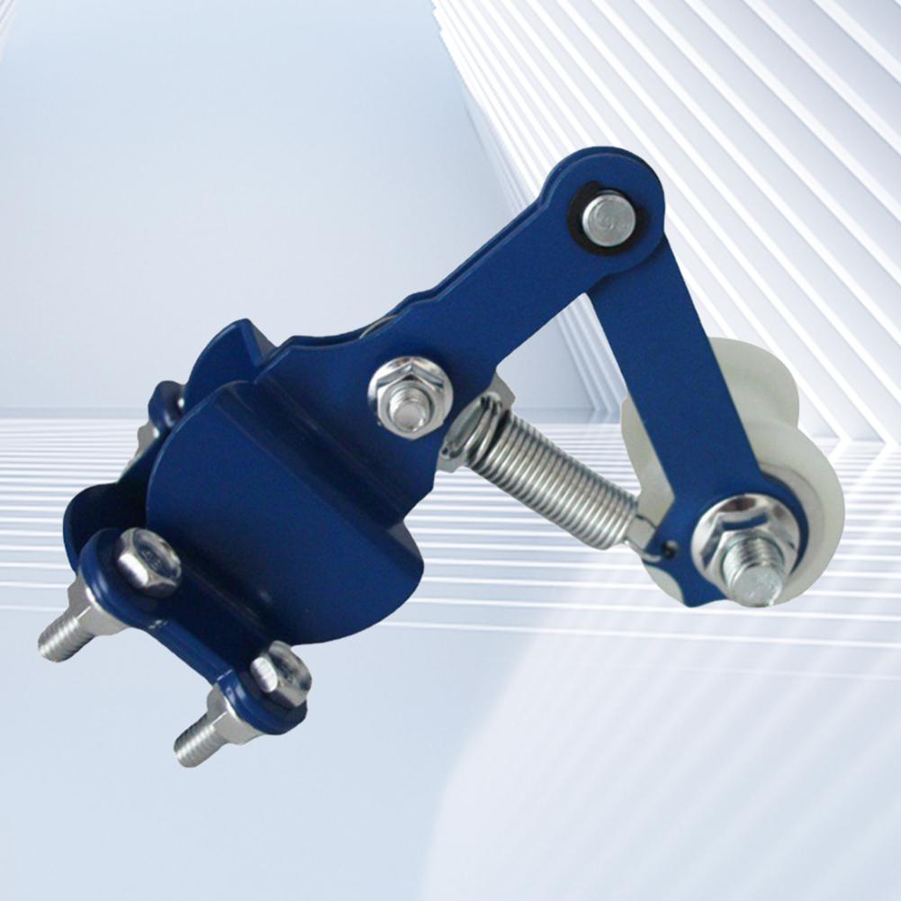 Universal Motorcycle Chain Adjuster Iron Pulley Chain Tensioner Adjuster Roller Tools for 50cc-500cc ATV Motocross for Dirt Bike