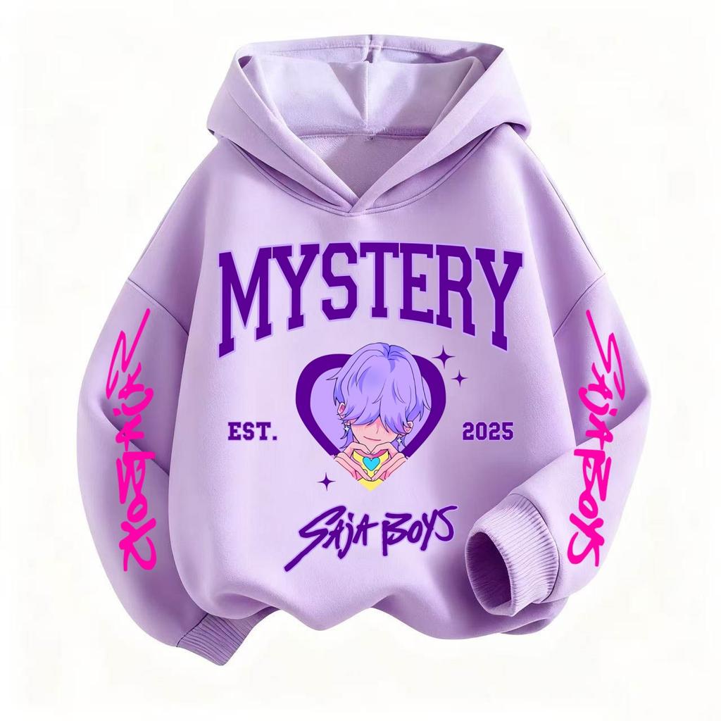 KPop Demon Hunters Huntrix Boys Hoodies Girl Fashion Hoodie Children Casual Pullovers Sweaters Long Sleeves Kids Autumn Clothes