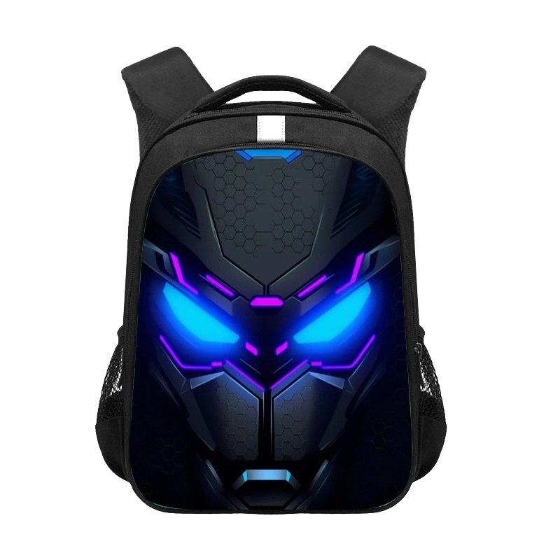 Cyberpunk Student School Bag Campus Large Capacity Portable Storage Backpack Leisure Burden Reduction Backpack