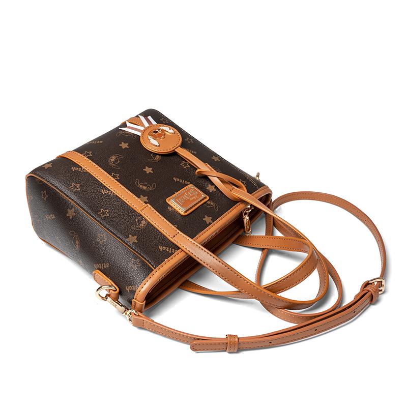 Disney Stitch Series Fashionable Simple High-Value Cartoon Cute Shoulder Bag Women Shoulder Bag Blue BMK-72766