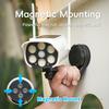 Solar magnetic monitoring light LED anti-theft wireless simulation human body induction camera wall lamp lighting street lamp