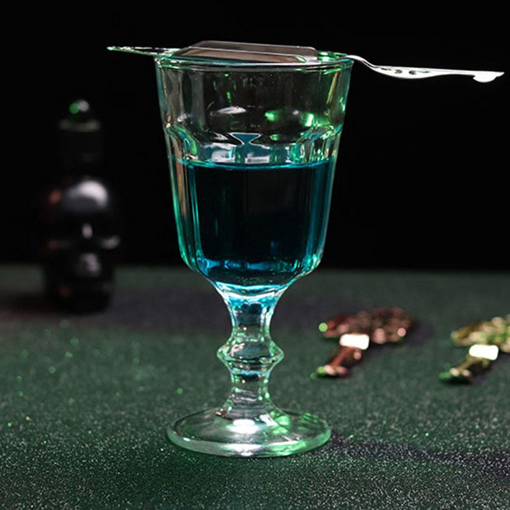 2 Stück Edelstahl Absinth Löffel Schlitz Zuckerwürfel Tropfer Filter Eisgitter Lor Kaffee Getränk Mixes Bar Zubehör