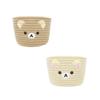 Factory Rilakkuma Rope Basket H135 x W180 x T's S, Korilakkuma, Approx. D180mm, RK-5545444KR