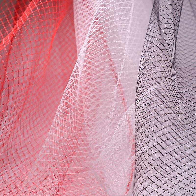 Hard Mesh Fabric Hollow Out Mesh Veil Styling Design Sewings Cloth Bridal Headdress Wedding Decoration DIY Materials