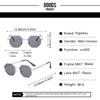 Klassische Metallmode Retro-Sonnenbrille Polygonal Achteckform Brille Trendige Retro-Brillen für stilvollen Schutz