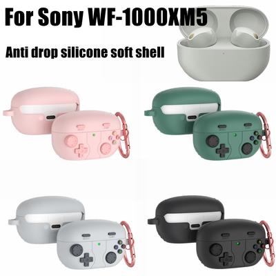 Étui en Silicone pour Écouteurs Style Dessin Animé Étui de Rangement pour Écouteurs pour Sony WF-1000XM5 Maison/Extérieur