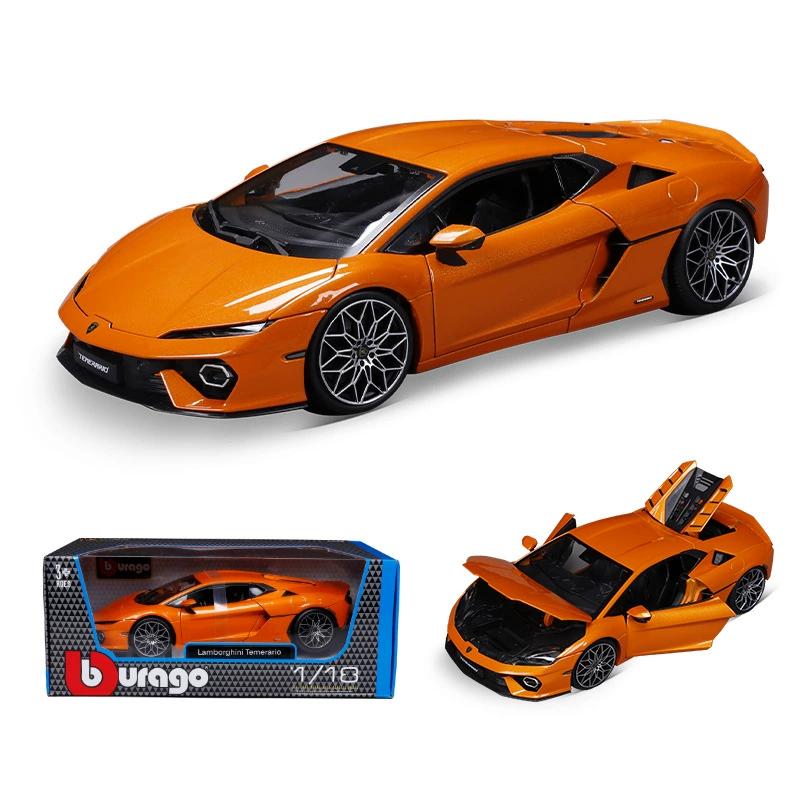 

Запас Bburago 1:18 Lamborghini Temerario Series Симуляция Сплав Миниатюрная Литая Модель Спортивного Автомобиля Украшение Индивидуальные Игрушки