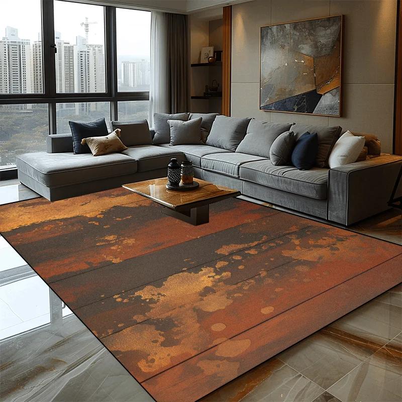 Abstract Art Elastic Carpets for Living Room Sofas Decoration Bedroom Carpet Non Slip Floor Mat Splashing Ink Large Area Rugs