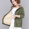 Stylish Women Corduroy Jacket Casual Cotton Coat with Pockets Basic Female Outerwear Fit