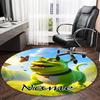 Customizable S-Shrek3 Round Non-Slip Carpet - Ideal for Garden, Picnic, Office, Perfect for Decoration, Suitable For All Seasons