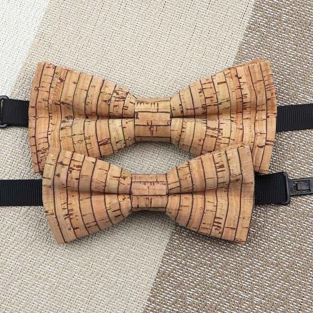 1PC, Fashion Bow Shape Bow Tie, Double Layer, Wood, Gentleman,Handmade, Butterfly,