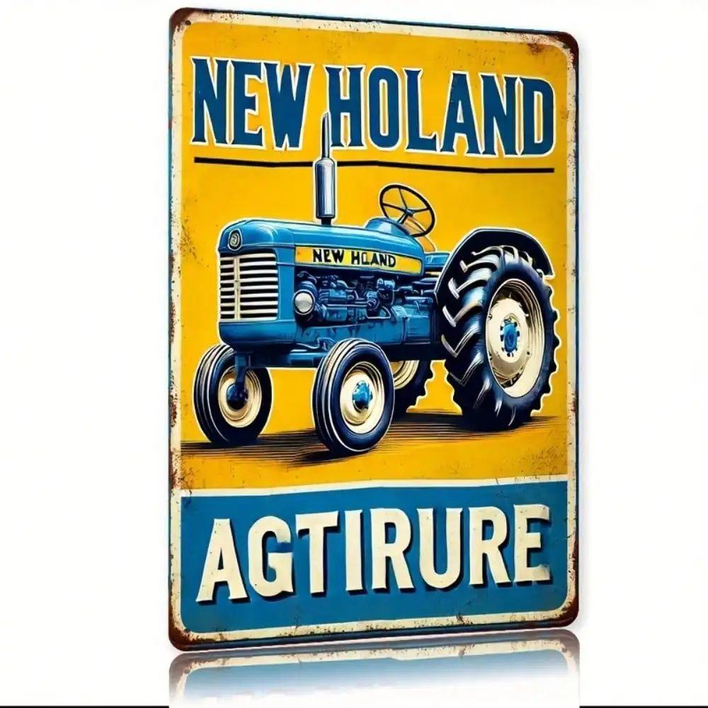 Retro Metal Wall Art Tin Sign, Living Room Home Decor, 20x30 cm