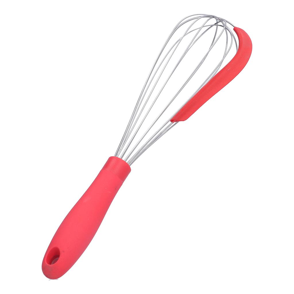 Balloon Whisk Stainless Steel Whisk with Silicone Scraper for Cooking Cream Blending