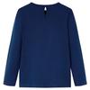 T-shirt enfants manches longues bleu marine 5 dimensions disponibles