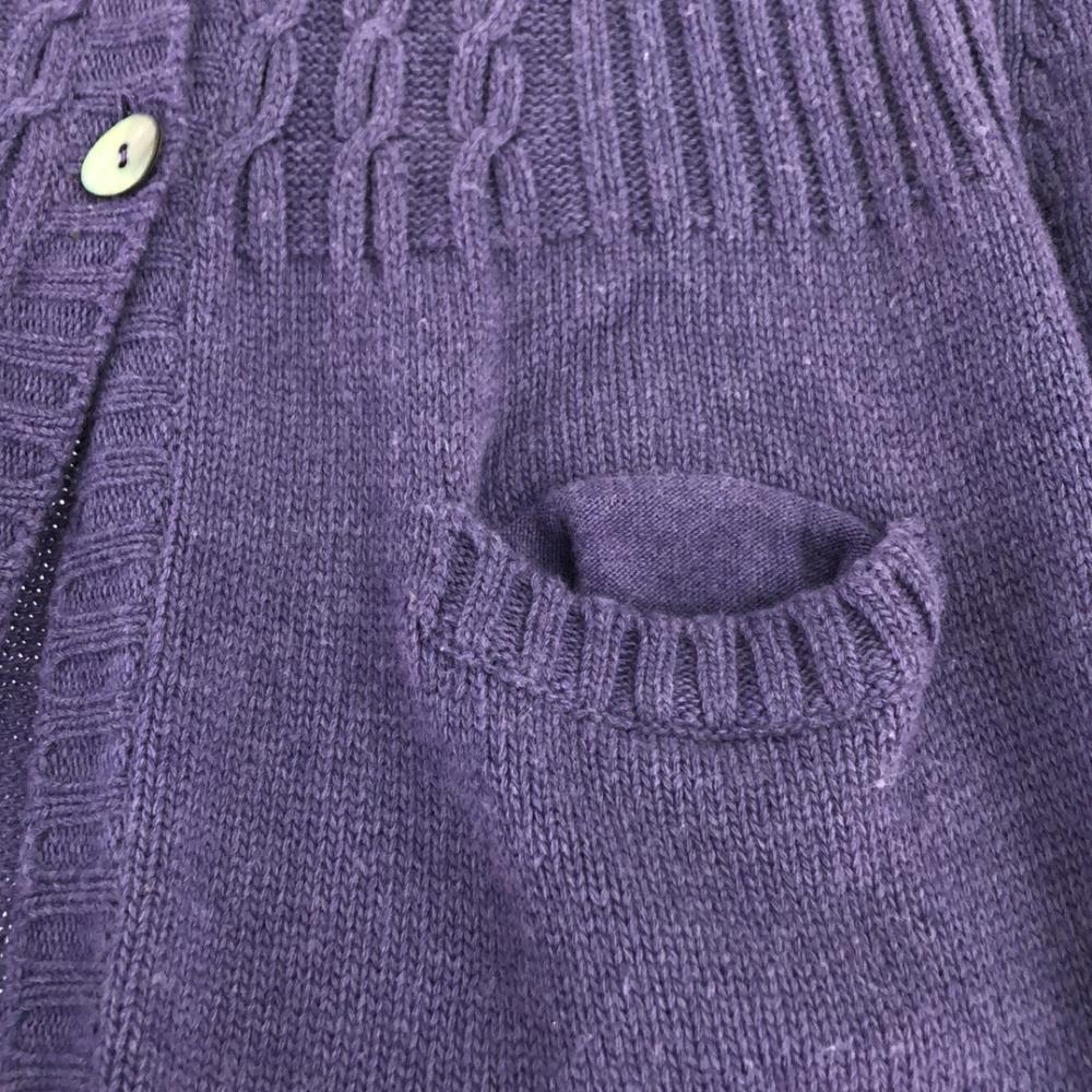 Debora SINIBALDI Made In Italy Wool Long Sleeve Long Knit Cardigan Women Used