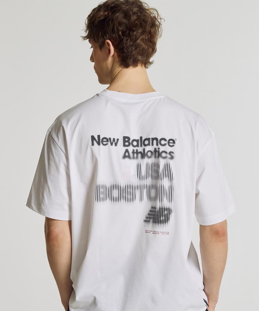 Nyuballanseu Nbneg31603 / Uni Frozen Boston Short Sleeve Tee (White)