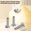 Portable Coconut Hole Puncher Stainless Steel Coconut Shell Remover  Home Use