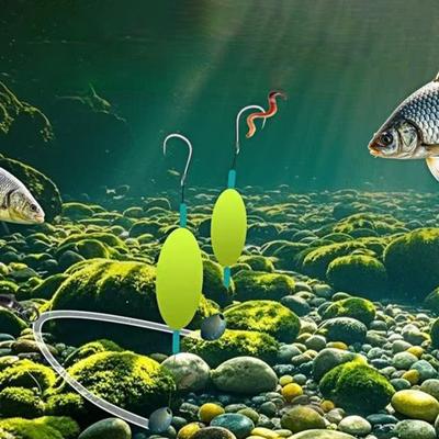 5 Τεμάχια Διπλά Ανάποδα Αγκίστρια Αρματωσιά Ψαρέματος Ομαλή Βολή Αντι-Μπερδέματα Ανθεκτική σε Εμπλοκές Αρματωσιά με Σπαστό Αγκίστρι Αξεσουάρ Ψαρέματος για Ψάρεμα Jigging σε Γλυκά Νερά και Θάλασσα