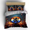 "Fiery Lion Emblem Bedding Set" Bedding Duvet Cover Set Duvet Cover Pillowcases  (1 * Duvet Cover 2 * Pillowcases, without duvet insert)