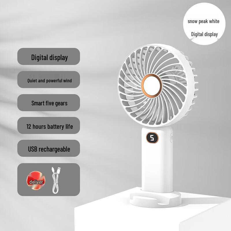 WEZHO Portable Digital Display Fan