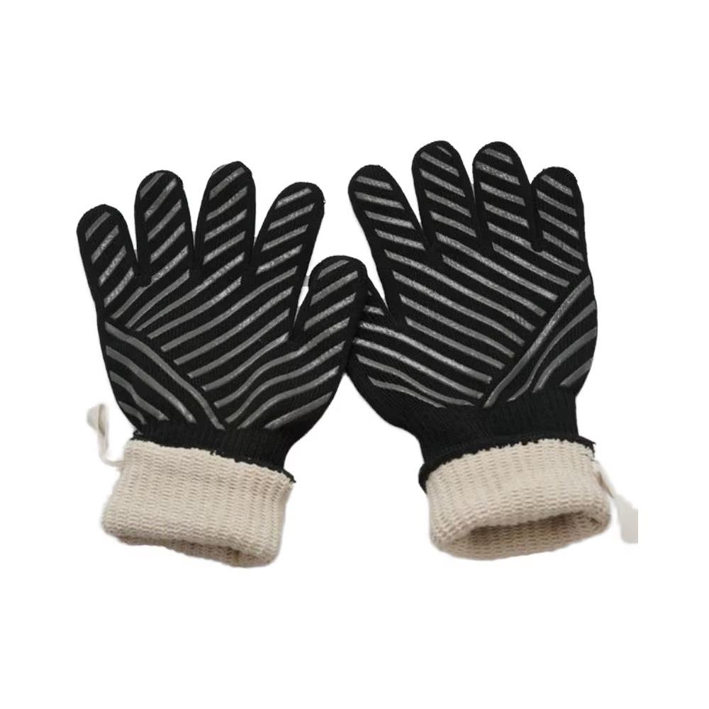 Auf Lager: Hitzebeständige, feuerfeste Handschuhe für Küche, Backen, Kochen, Mikrowelle und Ofen