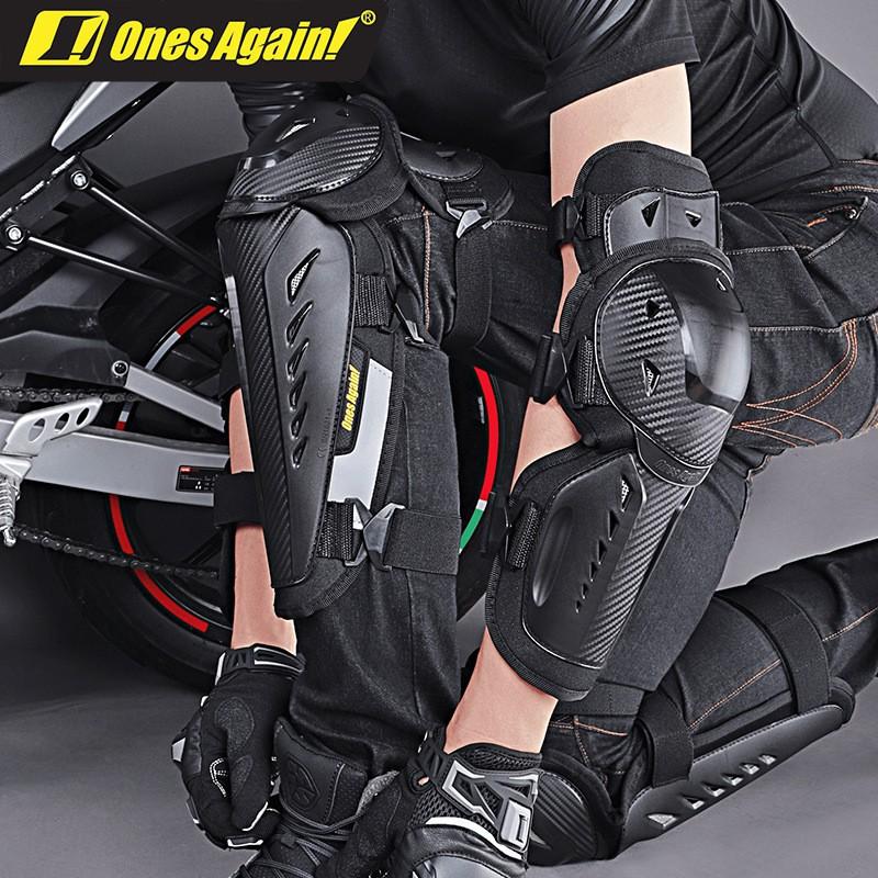 Motorcycle Knee Elbow Pads Set 4pcs Cycling Protective Gear Safety Equipment Adult Riders Outdoor Riding