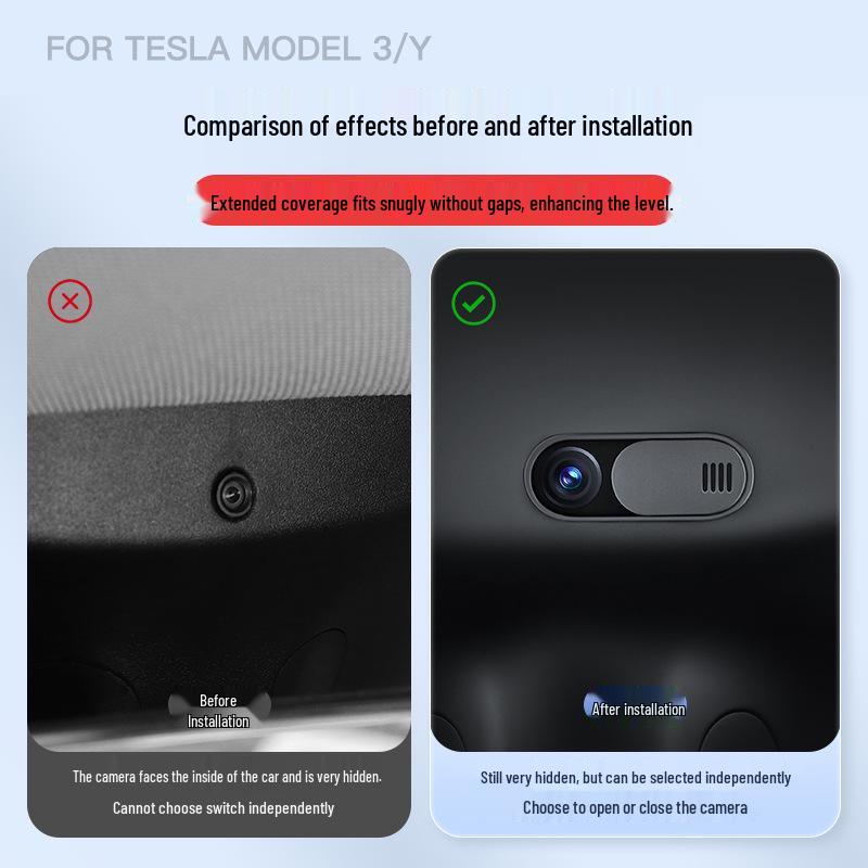 Refresh Tesla Model 3/Y Interior Camera Privacy Cover Set