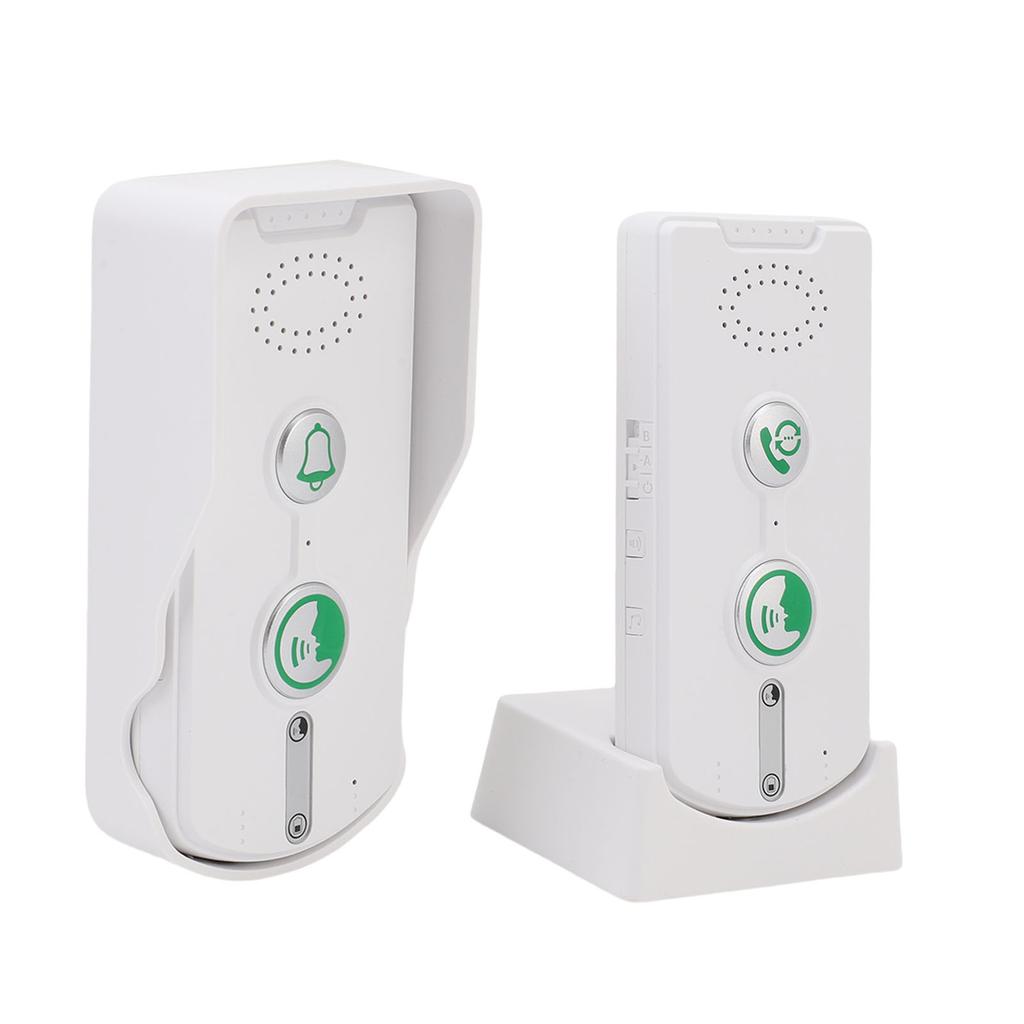 2 Way Voice Intercom 1640ft Long Range Wireless Intercom Doorbell System for Home Business