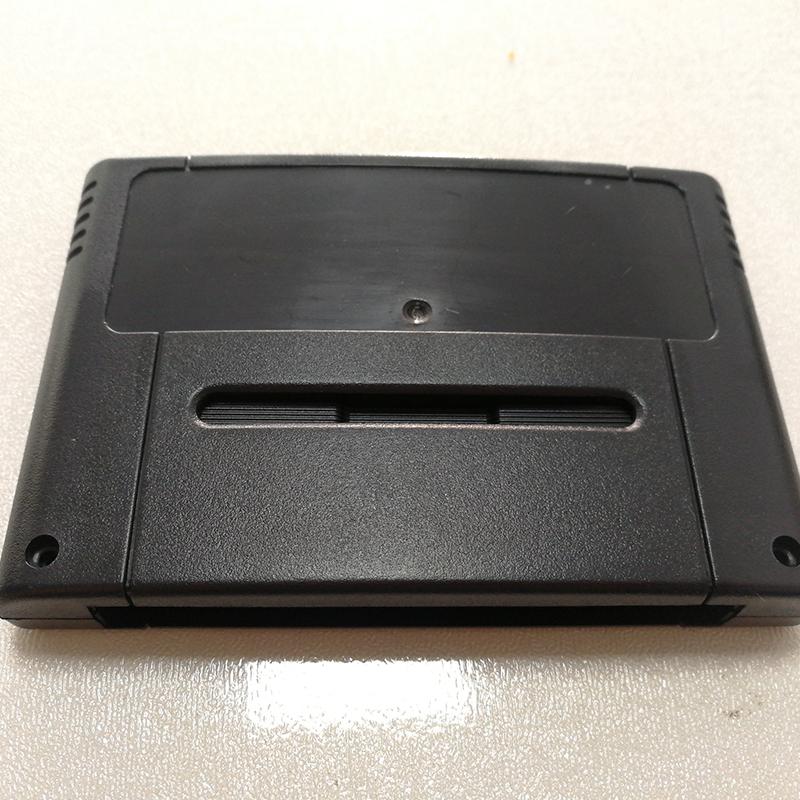 For Black Shell Case for SNES Game Cartridges - Japanese/European Version with 2 Screws Screw