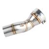 Motorbike Exhaust Middle Pipe Stainless Steel Motorcycle Middle Link Tube Tubing Replacement for ADVENTURE R1200GS