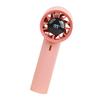 10 Speed Rechargeable Handheld Fan with Digital Display-Pink