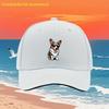 Cool Corgi Sunglasses Print Baseball Cap Unisex Polyester Adjustable Casual Beach Summer Hat