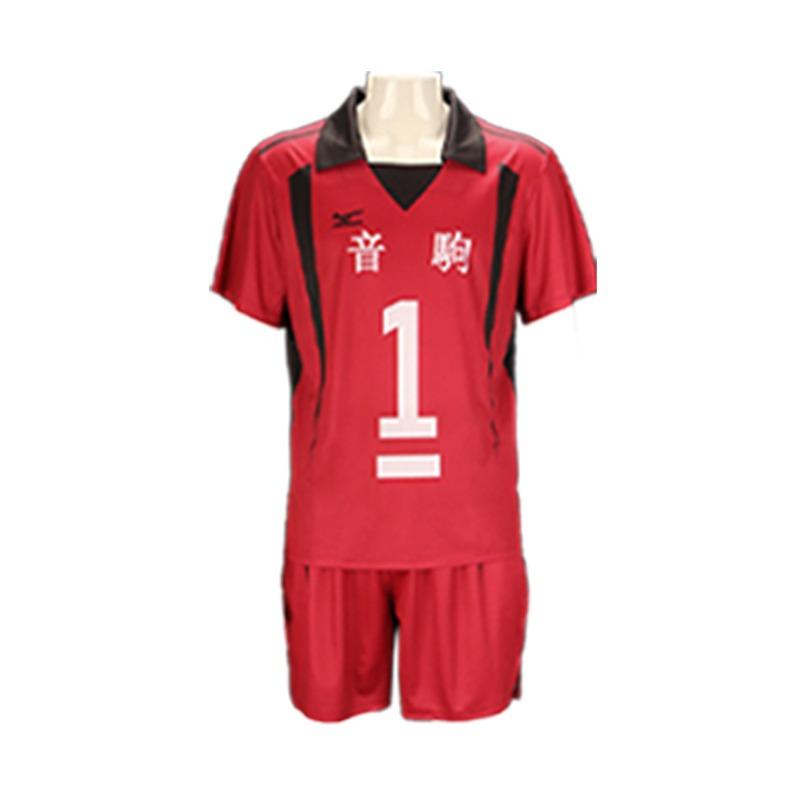 Волейбол меньше кос форма старшая школа Хюга Сёё косплей форма Торияма AD Цинчэн короткий рукав майка S