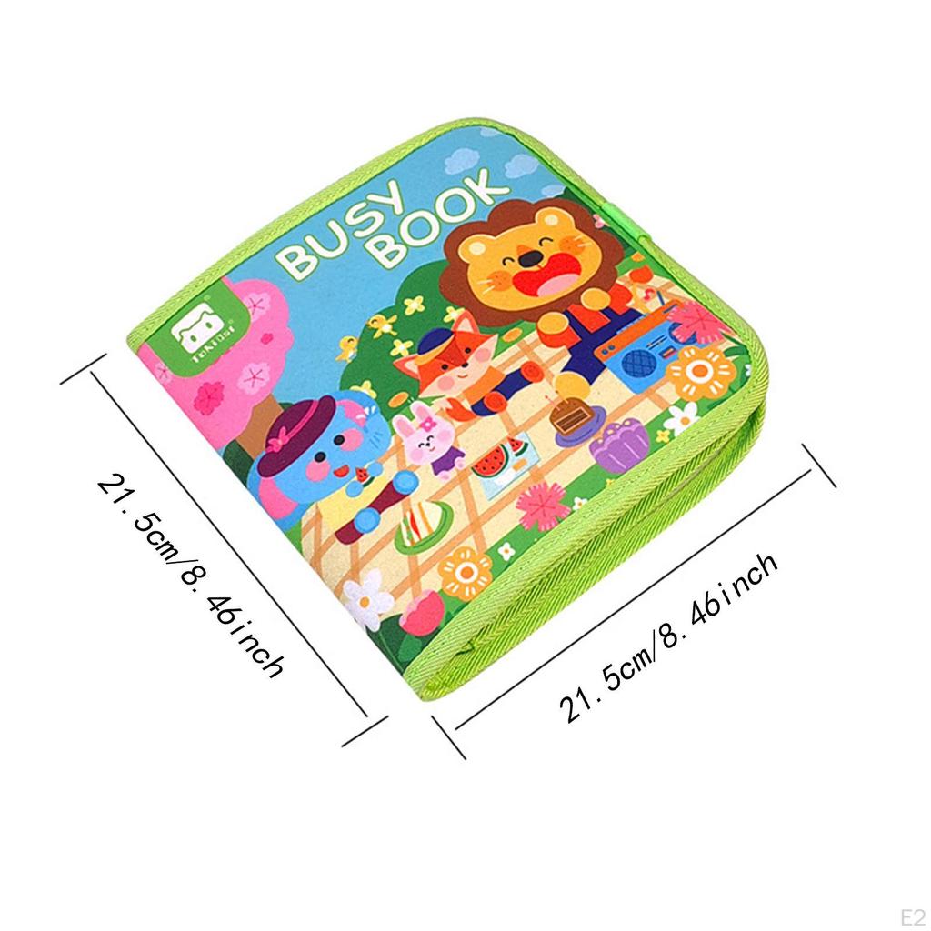 Felt Activity Book Quite Baby Cloth for Kids Boys Girls Birthday Gift