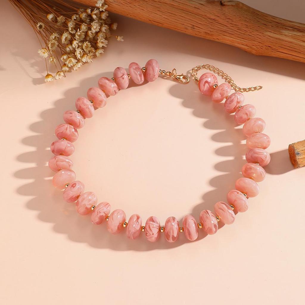 Colorful Retro Ethnic Beaded Necklace: Versatile Layered Accessory for Women