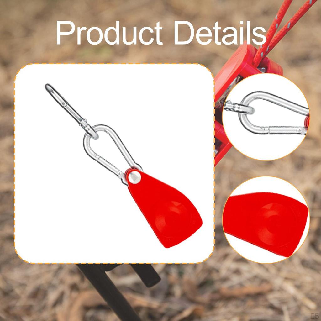 Alloy Ratchet Rope Tensioner with Carabiner, Tensioning Tool for Tent, Outdoor Umbrella