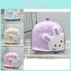 Adorable Bunny Eggshell Eva Backpack For Kids Fashionable Preschool Bag In Pink