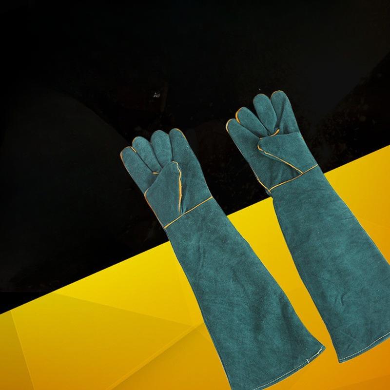 Thickened Protective Pet Gloves, Full Skin Lengthened, Scratch-resistant and Tear-resistant, Bathing, Massage and Cleaning Gloves