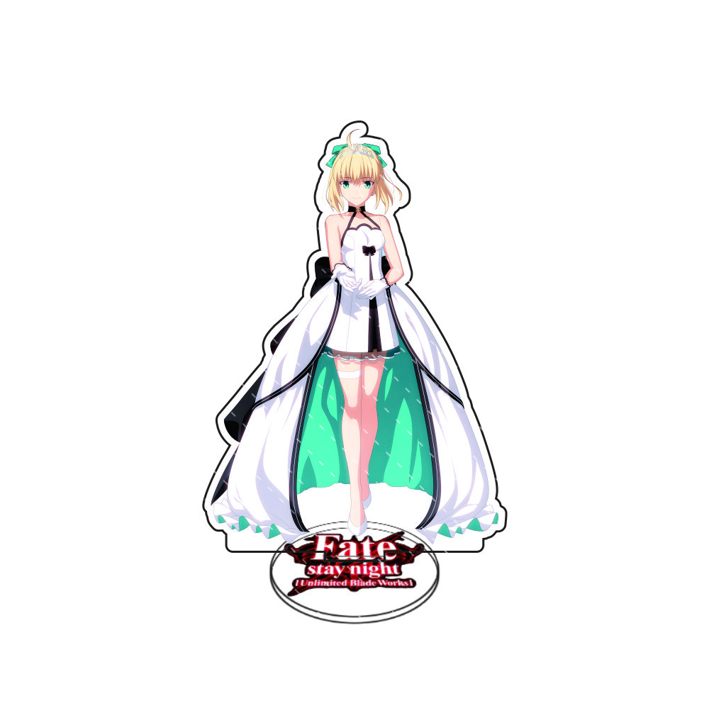 Anime Fate 15cm Acrylic Stand Model Cosplay Characters Desktop model stand Ornament Goods Collection Gifts
