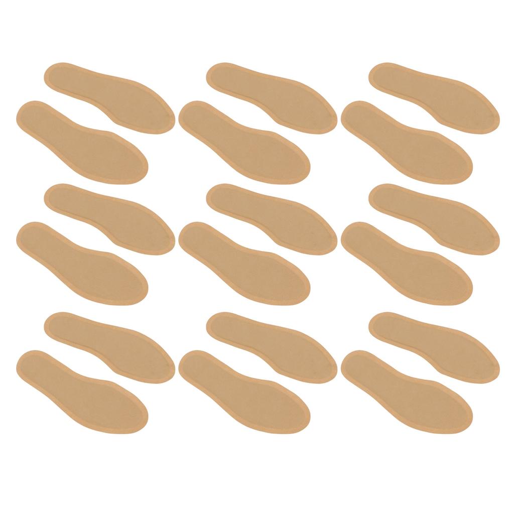 25 par varma inläggssulor värmare engångs långvärmande mjukt klister luftaktiverade fotvärmare för kvinnor