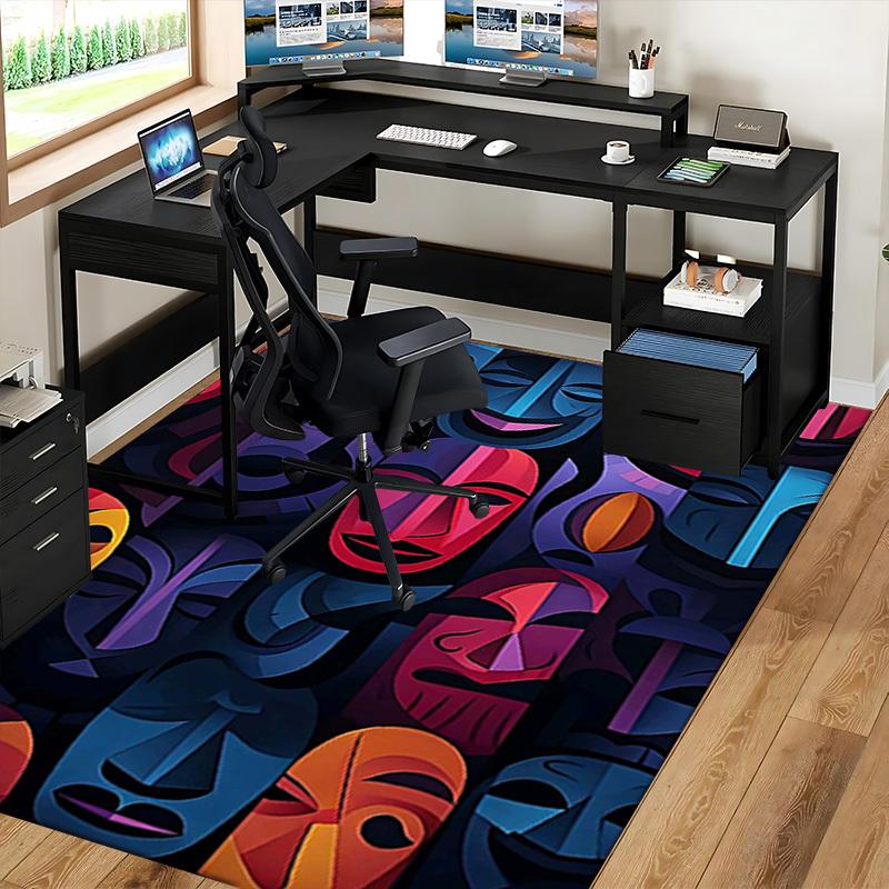 1pc Anime Cartoon Design Office Chair Mat - Festival Gift for Home Decor, Suitable for All Seasons.A059