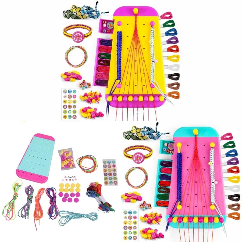 Friendship Bracelet Maker Set Inspires Creativity and Hands On Skills for Unique Designs for Kids and Beginners